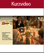 Gäste im Restaurant Löwen in Süßen beim Essen – Kurzvideo